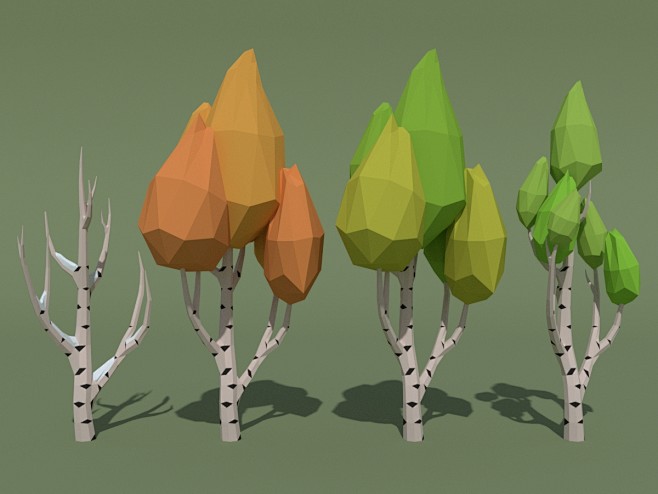 LowPoly Forest Pack