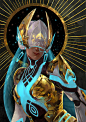 Oasis, Vanda Kovács : This my fave skin in ow, she looks like a space goddess