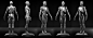 Ecorche, Vladislav Laryushin : Hello! Studying the anatomy, decided to blind the Ecorche. I tried to work out each muscle separately. This is a pretty useful practice. After molding, a lot of body orientations settled in my head, which will help me in fut