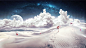 General 2560x1440 Desktopography desert space clouds planet mountains cherry blossom umbrella