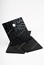 Hangtags with Double Sided Card and Spot UV logos: 