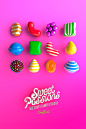 We love Candy Crush : This time, We developed in cinema 4D all the candys. We made a editorial project for Para Ti magazine. The note is about the new tendence in spring makeup, in Buenos Aires. I Hope you like it.