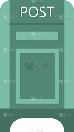 邮政邮箱矢量图