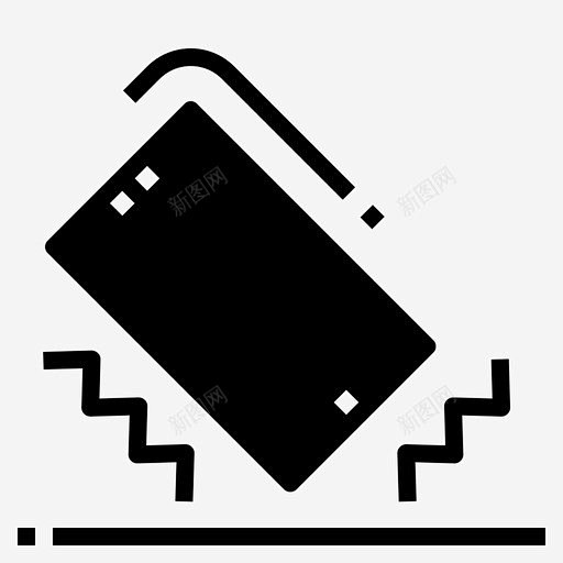 防碎跌落手机图标 设计图片 免费下载 页面网页 平面电商 创意素材