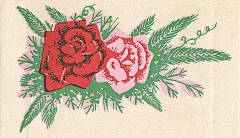 主體為玫瑰花造型-复古字体/复古设计/中式复古/复古标志/复古品牌/字体设计