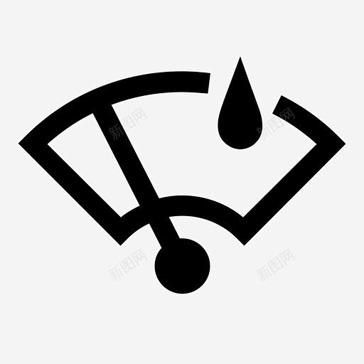 雨量传感器挡风玻璃严重图标 icon 标识 标志 UI图标 设计图片 免费下载 页面网页 平面电商 创意素材
