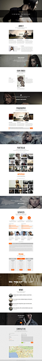 Kenway - Responsive Parallax HTML5 Template on Behance