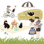 illustration calendar for iloom : 2015 illustration calendar