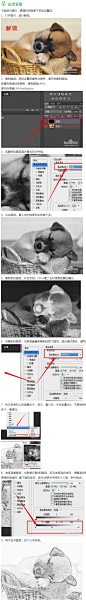 photoshop里可以把一个产品实物图变成素描图和线框图_百度知道