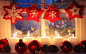 General 2560x1600 New Year Christmas ornaments  candles cones window decorations bokeh@萧聪 