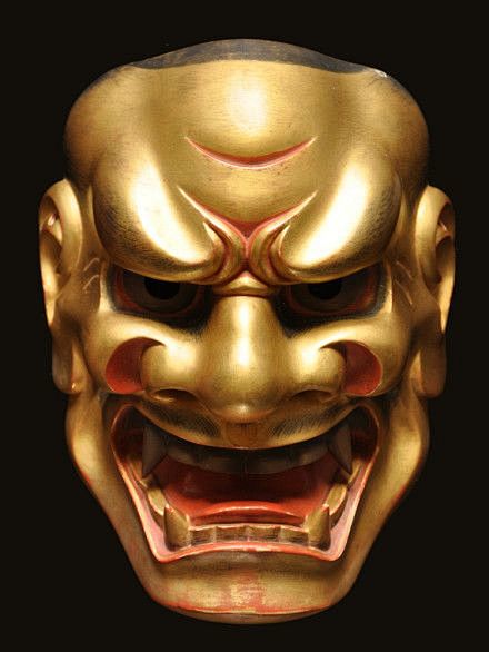 铜像人像材质质感兽面面具北坤人素材