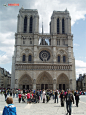 巴黎圣母院风光图片素材