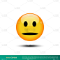 Emoticon图标矢量模板插图设计EPS 10。
