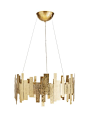 Savana Suspension Lamp Ø: 90cm /35.4"     Height :60cm /23.6"     Cable height : costumizable The metal could be in  Brass, Copper or Nickel. The metal surface finishing is hammered.: 