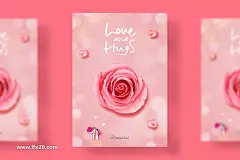 【乐分享】浪漫情人节彩色背景糖果表白520海报PSD素材_平面广告_乐分享素材网_psd素材_平面素材_png素材_免费素材_素材共享平台