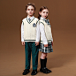 小学生校服班服幼儿园园服毛衣背心套装秋冬新款英伦学院风表演服