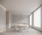 WFIP : In this interior, I tried to convey a sense of ease and comfort, operating only with light and form. As a result of the experiment, a very light and laconic interior is obtained, where the accent is the form, not the material. This interior is desi