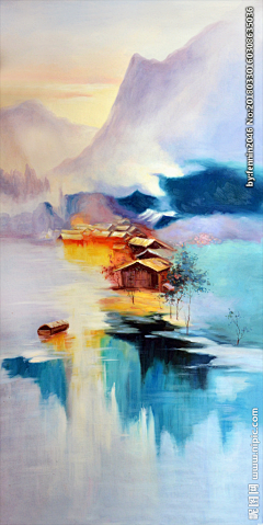 朴心puxin采集到中国风风景插画