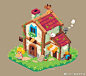 #像素画欣赏# 想吃面包吗 画师：PixelMima ​​​​