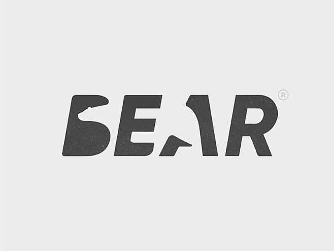 Bear Logo bear typog...