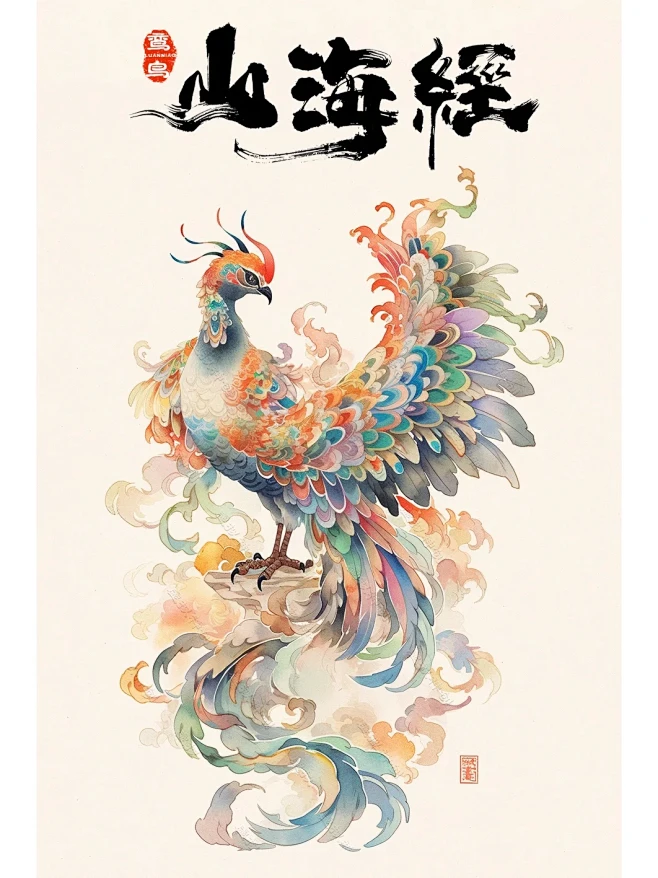 『鸾鸟』山海经中最祥瑞的神鸟！