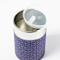 Washi Tea Box W2 | Yuki | Camellia Sinensis : Sleek motives over royal blue background make this Japanese Washi box an ideal choice to brighten your tea corner. Comes in our most popular volume! The word Washi refers to the traditional Japanese d...