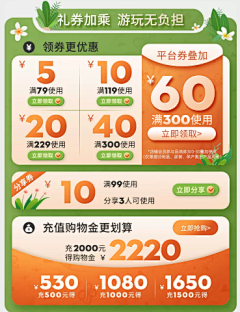 irene_丹丹采集到优惠券