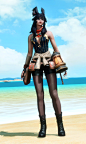 Schoolgirl In Red | Eorzea Collection : by <b>Verona Lunich</b> from «Cerberus». Check it out on Eorzea Collection!