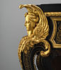 Louis uatorze: Detail, André-Charles Boulle, Commode, c. 1710 - 1732@北坤人素材