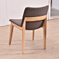 先邦 餐椅 实木椅子 创意Y椅  餐桌凳子 A款