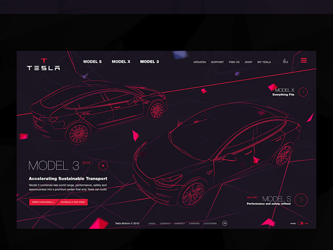 Tesla Website Concep...