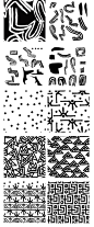 时尚现代抽象色彩部落纹理拼接图案封面底纹背景元素AI矢量素材-淘宝网