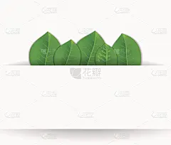 绿叶矢量背景