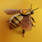 bee bees Insects mechanical robot