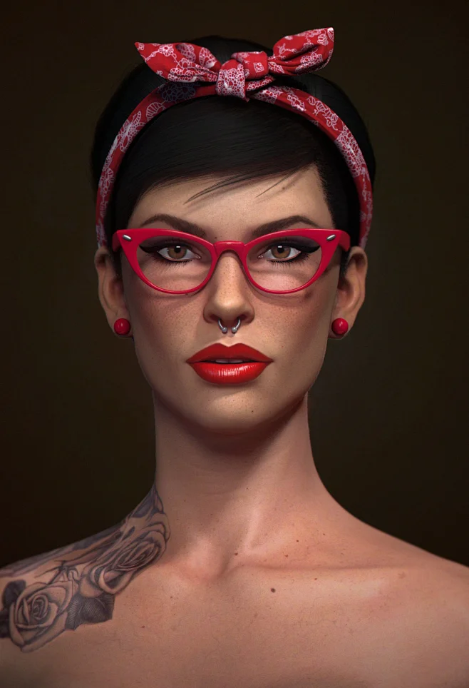 Pin Up, David Diaz : Pin Up by David Diaz on ArtStation.-花瓣网