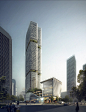 Aedas’ Gmond International Building Tower in Shenzhen, China : Aedas Gmond International Building is a 200-meter super high-rise in Shenzhen, will house the headquarters for Tellus-Gmond, and a jewelry trading center.