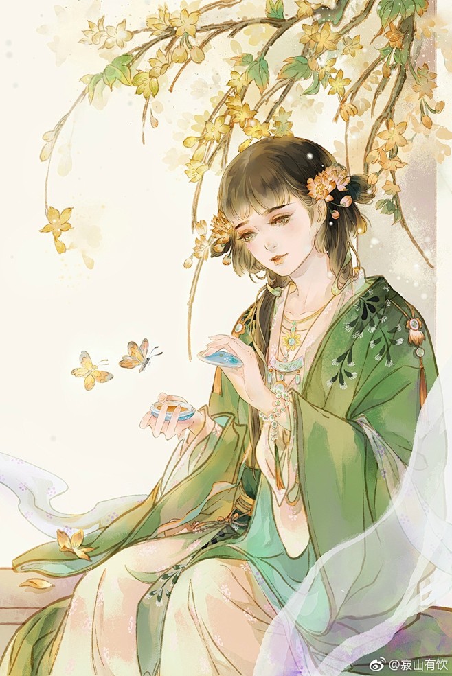 寂山有饮 作品