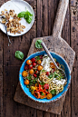 Farmers Market Sesame Miso Noodle Bowls with Garlic Chips by halfbakedharvest #Noodle_Bowls #Miso #Veggies