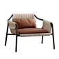JACKET Lounge Chair from TACCHINI - commercial quality design indoor furniture