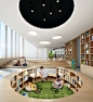 北欧风格 幼儿园图书室 2014版本 灯光材质齐全-室内设计-拓者设计吧