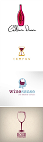 与酒相关的创意logo