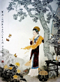 项维仁仕女图赏——窈窕淑女，君子好逑