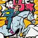 波普风格漫画复古创意促销活动海报插画宣传单DM设计PSD手绘素材 (5) 