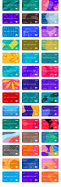 时尚150款电子银行卡卡片UI设计Sketch格式Figma、SVG格式素材-淘宝网