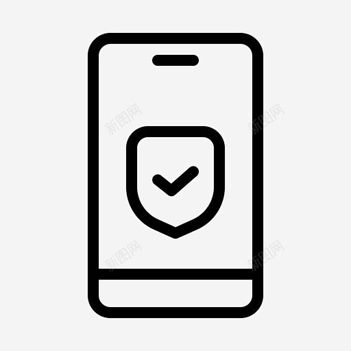 智能手机商务通讯 图标 标识 标志 UI...