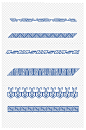 青花瓷青色民族风蒙古花纹免抠元素-众图网