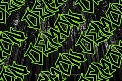 潮流时尚重金属摇滚街头潮牌logo乐队海报纹身标题恐怖英文字体包模板