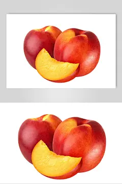 水果油桃桃子摄影图
