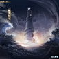 奇迹暖暖背景层涛叠浪