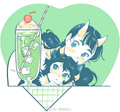 草履虫妖怪2号机采集到插画